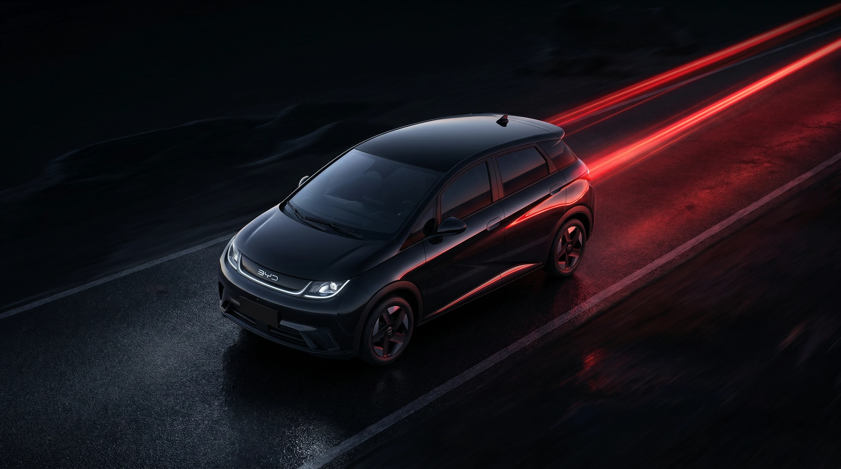 BYD Dolphin em movimento